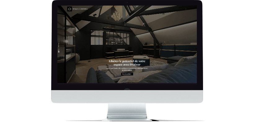 Aperçu du site de D'Décor sur Imac
