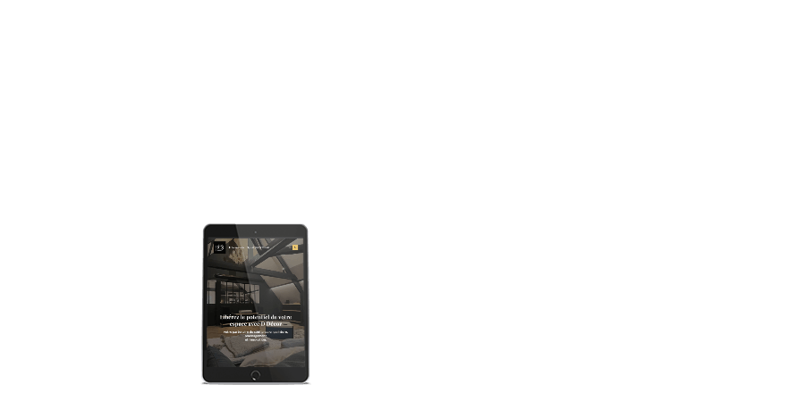 Aperçu du site de D'Décor sur Ipad