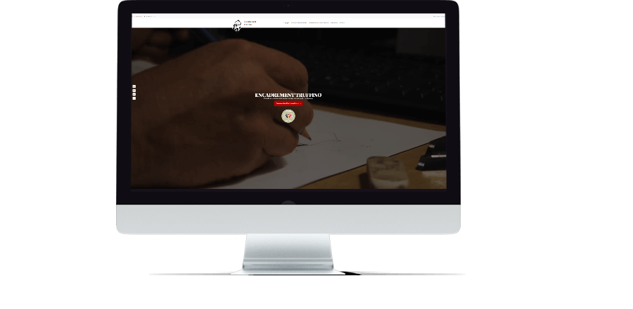 Aperçu du site de Encadrement Truffino sur Imac