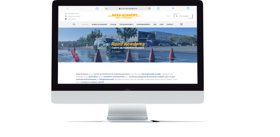 Découvrez le site de Road Academy sur Mac