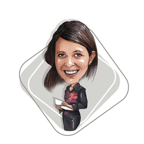 Caricature de Audrey