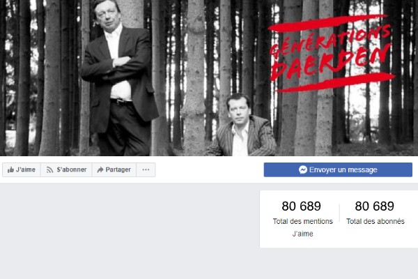 Le journal Le Soir: Michel Daerden le plus populaire sur Facebook